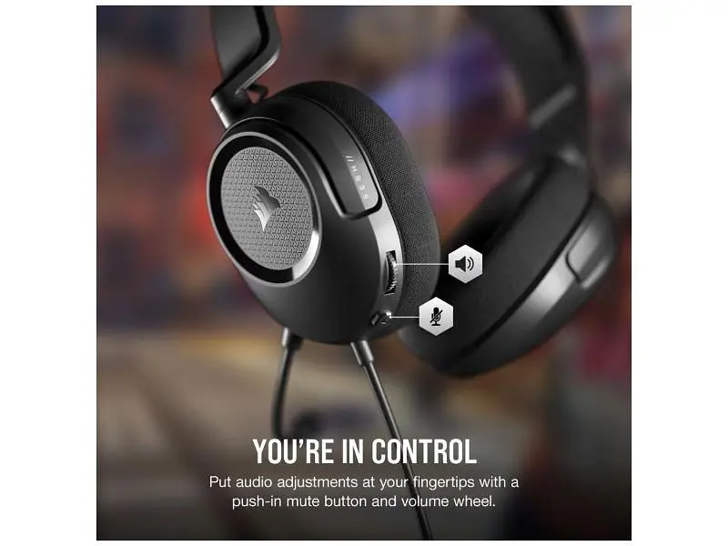 Гарнітура Corsair HS35 SURROUND v2 Black (CA-9011386) - фото 6
