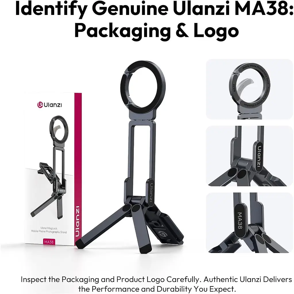 Тримач для смартфона Ulanzi MA38 MagSafe MagLock Black (T163) [161560] - фото 9