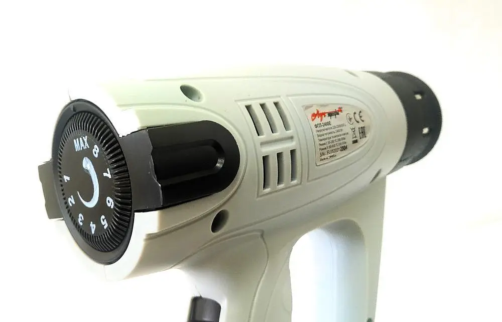 Фен строительный Луч Профи ФПЛ-2400E 2 режима 400/600°C 250/500 л/мин 2400 Вт 30412 - фото 4