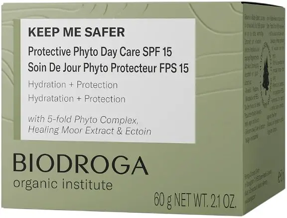 Органічний денний крем для обличчя Biodroga Keep me Safer SPF 15 50 мл - фото 2