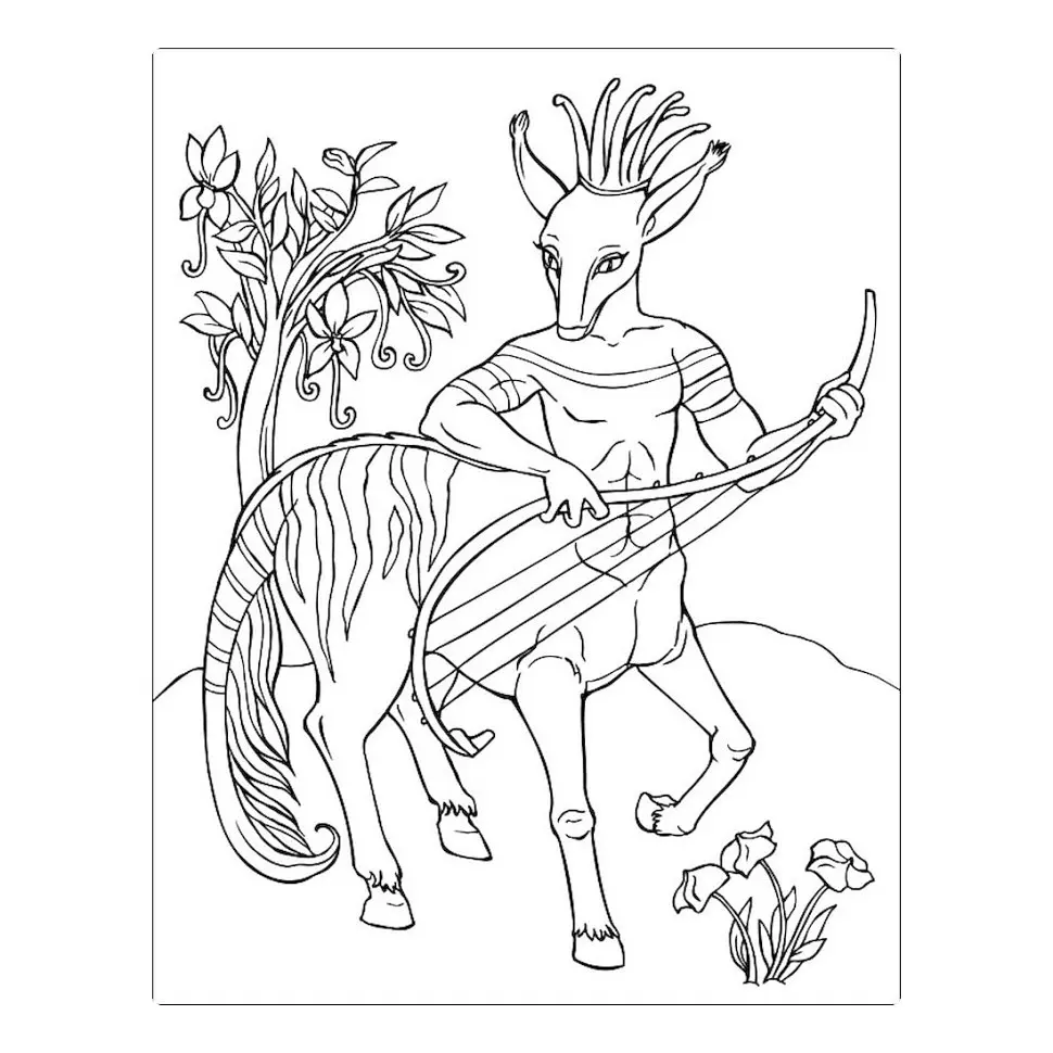 Велика книга розмальовок "Воїни та чудовиська" 1736005, 64 сторінки - фото 6