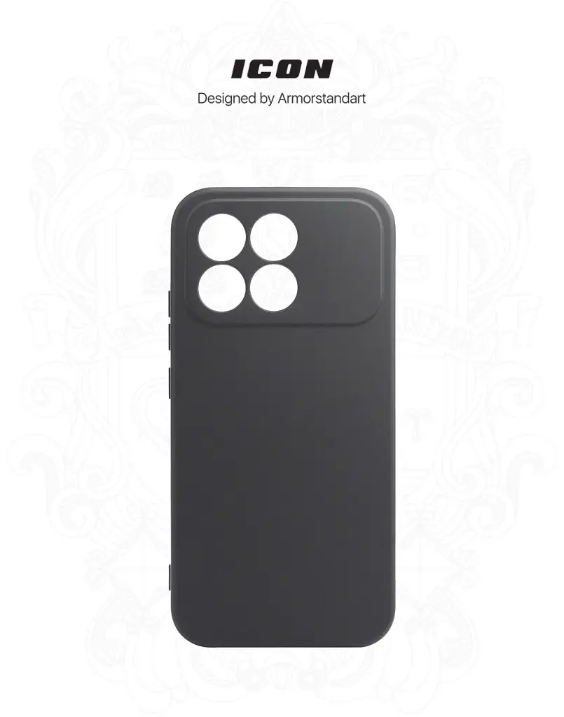 Чехол ArmorStandart ICON для Xiaomi Poco F8 Pro Camera cover Black - фото 3