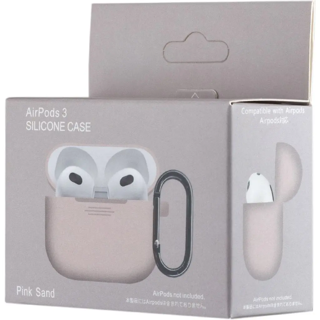 Чохол Silicone Case для AirPods 3 Pink Sand [102093] - фото 3