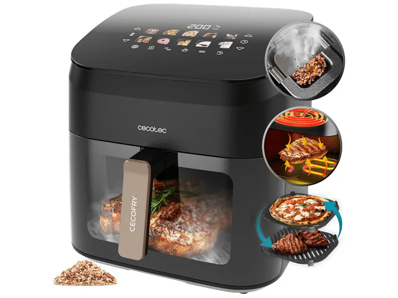 Мультипіч (аерофритюрниця) Cecotec Cecofry&Grill Smokin 8500 (A01_EU01_101136) - фото 2