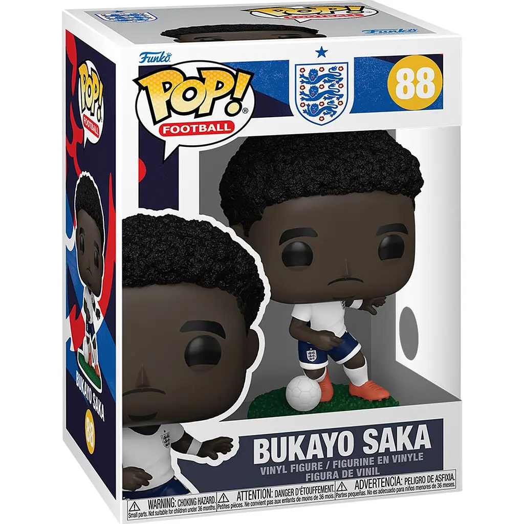 Фігурка Funko Pop! Football: Англія - ​​Букайо Сака (92719) [171955] - фото 2