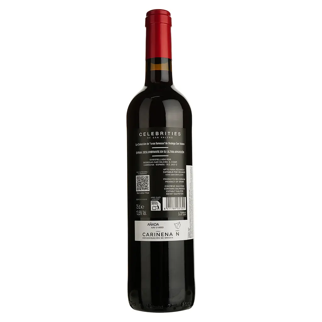 Вино Celebrities Syrah красное сухое 0.75 л - фото 3