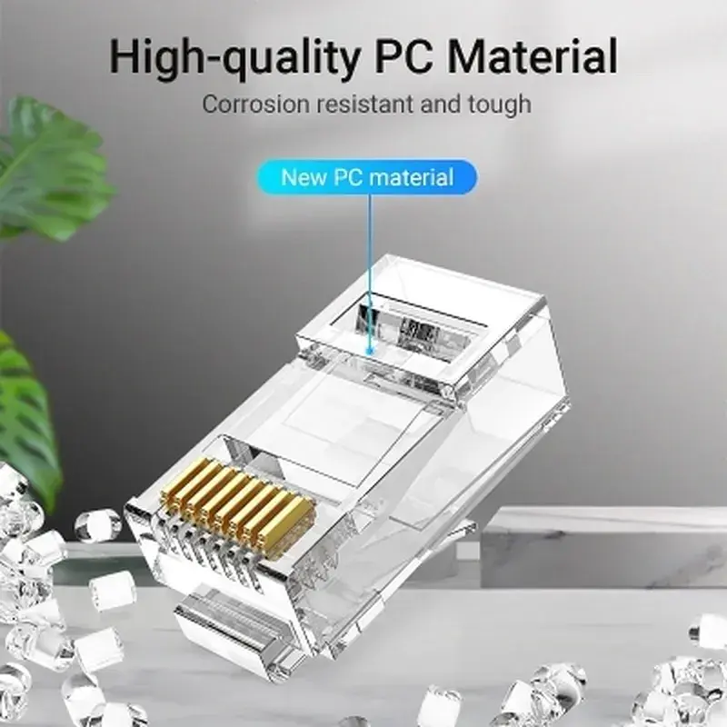 Конектор RJ45 UTP Cat.6 Modular 10 шт. Vention (IDDR0-10) - фото 5