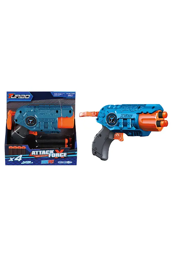 Іграшковий пістолет механічний Fast & Turbo ВТ301 ЦБ-00238917