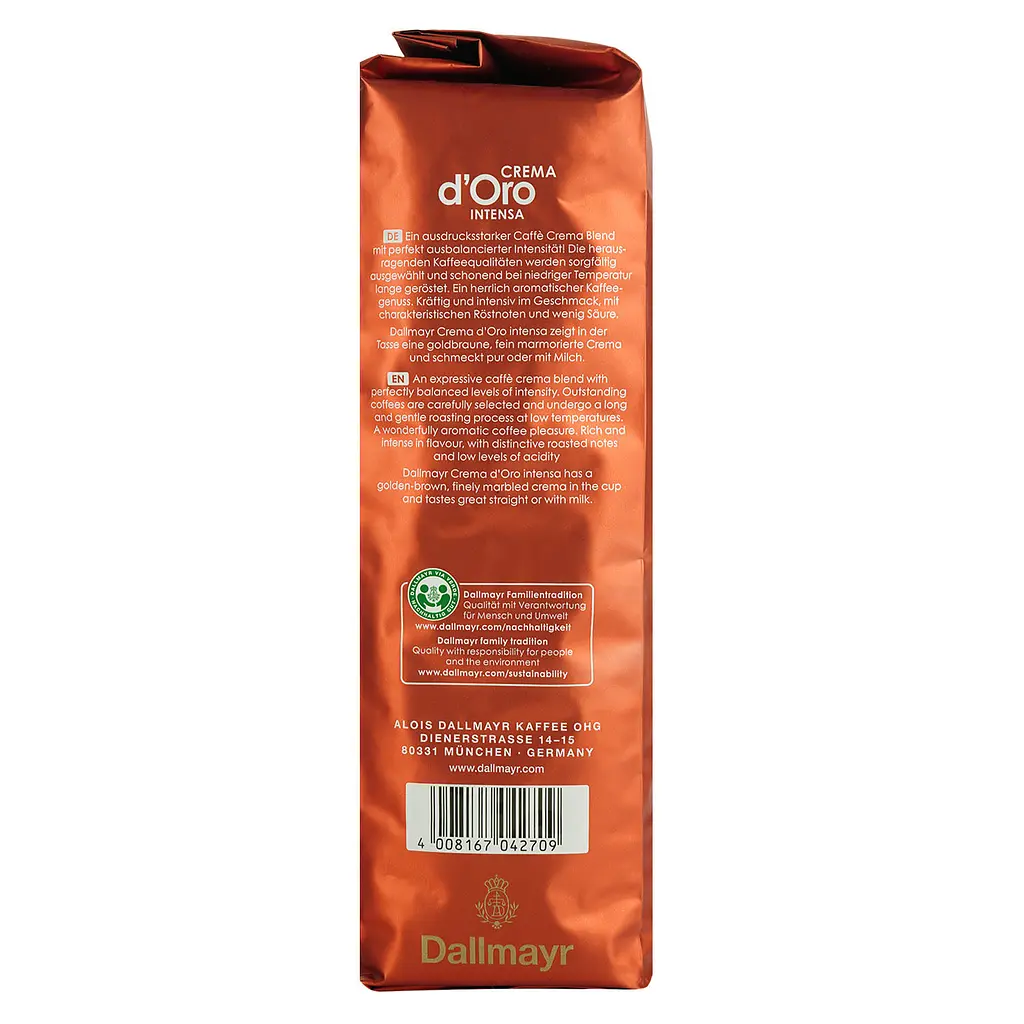 Кава в зернах Dallmayr Crema d'Oro Intensa смажена 1000 г - фото 3