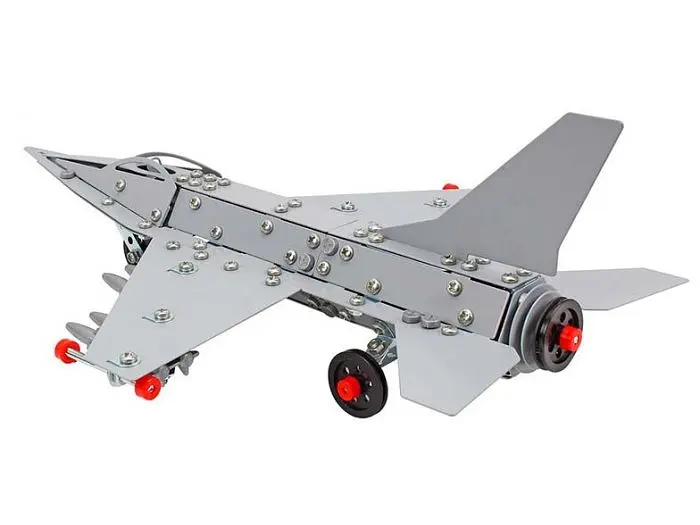 Конструктор металевий Винищувач F-16, ТехноК (9598), 430 дет. - фото 2