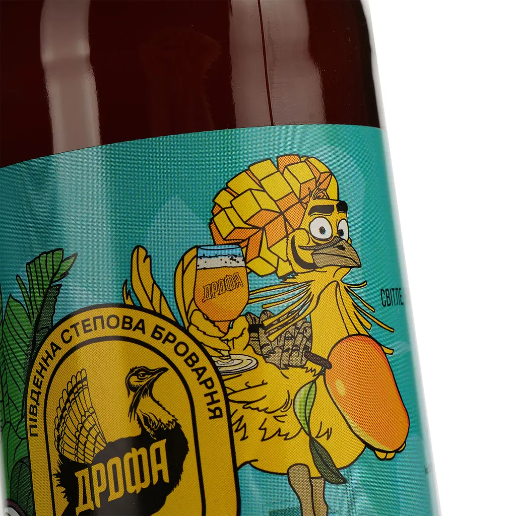Пиво Дрофа Hazy IPA світле нефільтроване 6.2% 0.33 л - фото 5