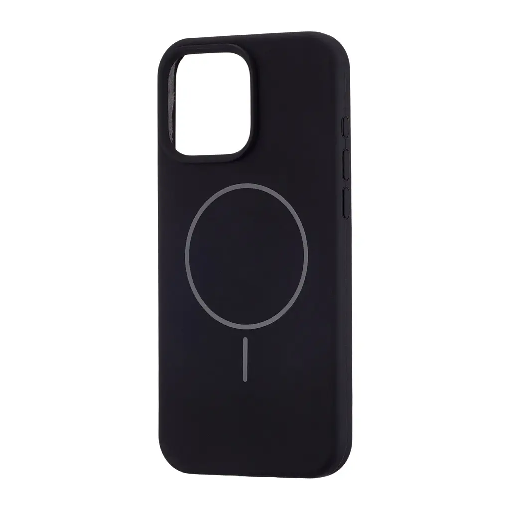 Чохол Silicone Case Full Cover with MagSafe iPhone 16 Pro Max Black