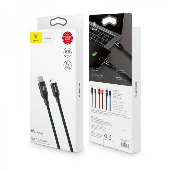 Кабель Baseus Superior Series Fast Charging Data Cable Type-C to Lightning PD 20W 2 м Черный - фото 2