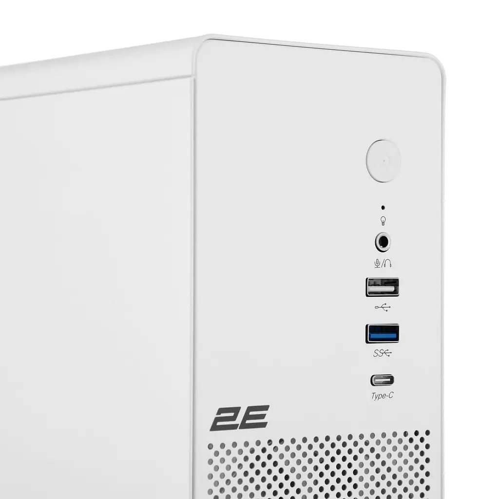 Корпус 2E Credo Slim V90W-400 с БП ATX400 White (2E-V90W-400) - фото 4