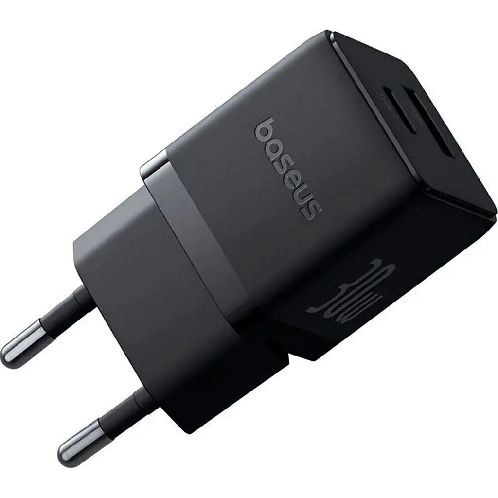 Мережевий зарядний пристрій Baseus Palm Fast Charger 30W Cluster Black (P1011160A113-00) [139989] - фото 4