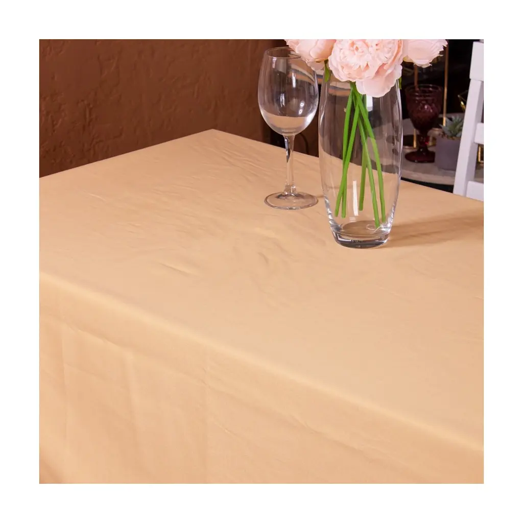 Скатертина MirSon Водонепроникна №402 Satin Waterproof Gold 140x260 см (2200006739449) - фото 3