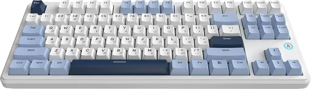 Клавиатура Ajazz AK870 V2 Flying Fish switches Blue White Blue (AK870-V2-FF-BWB) - фото 2
