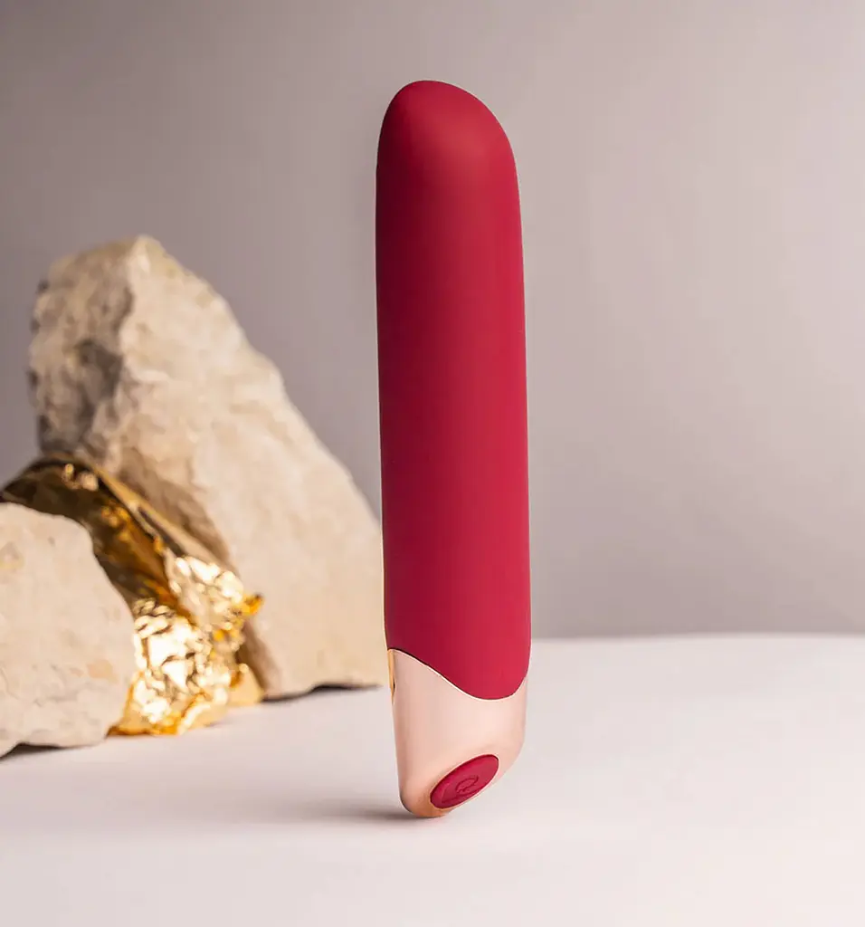 ROCKS OFF CHAIAMO TEAL RECHARGEABLE VIBRATOR - класичний вібратор