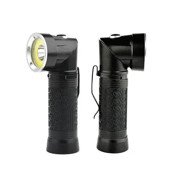 Ручний ліхтар BL-1822-T6+COB (білий + червоний) + магніт + ЗУ220/12В + 18650 (3хААА) + 4 режими - фото 5