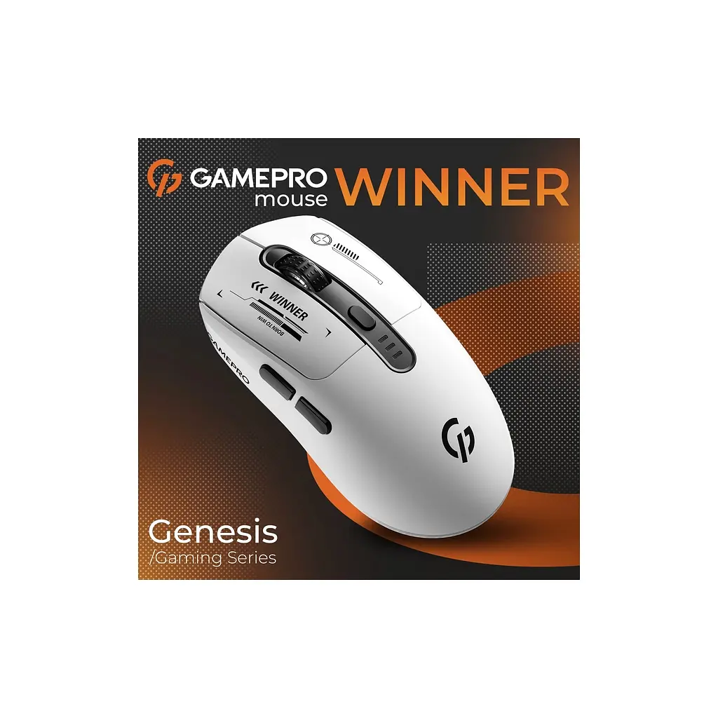 Мишка GamePro Genesis Winner Wireless/Bluetooth/USB White (GM079W) - фото 5