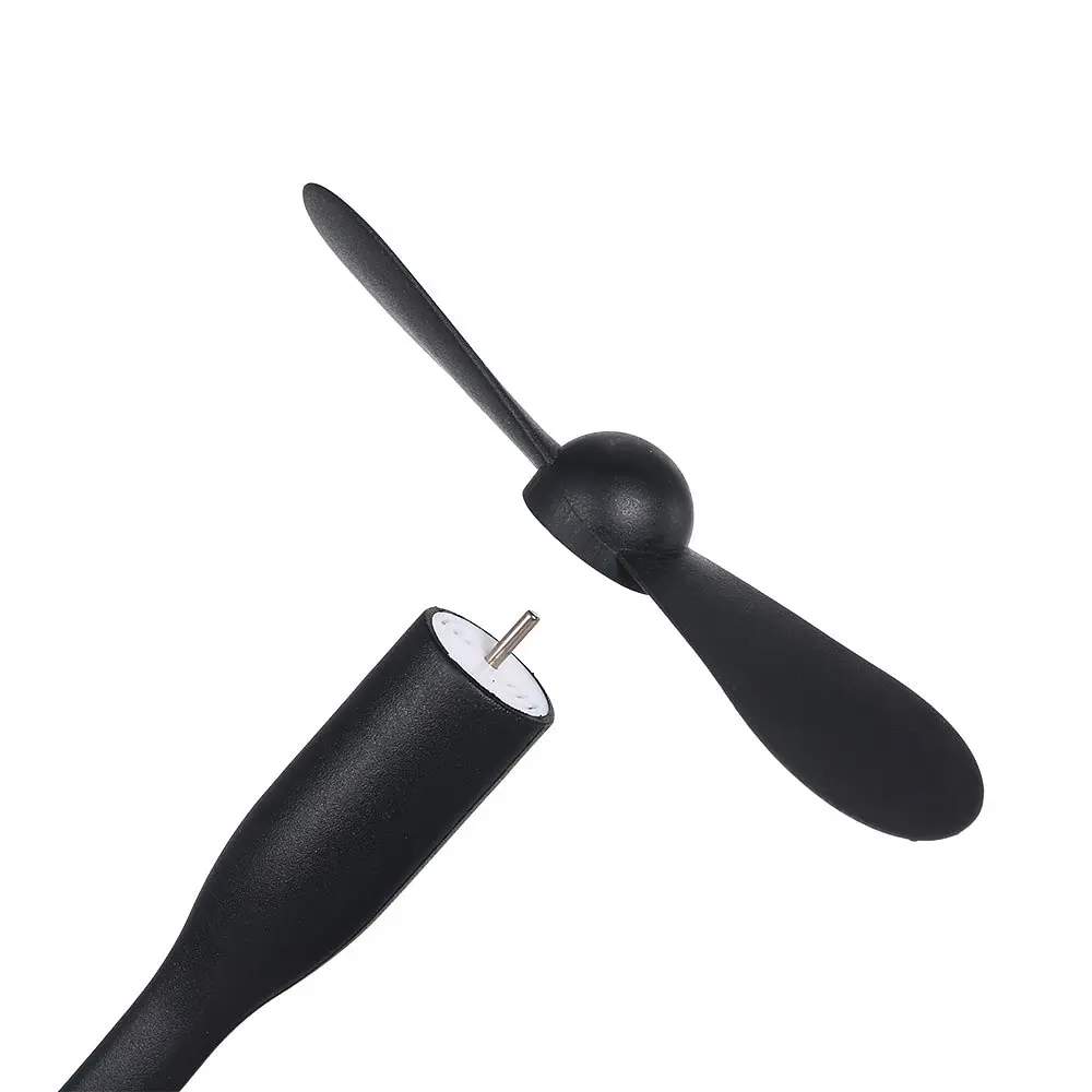 Вентилятор мобільний USB чорний - фото 5