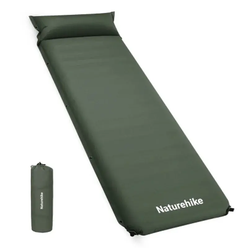Туристичний килимок Naturehike CNK2450WS020, самонадувний, 200х63х10 см, темно-зелений (6927595712733) - фото 8