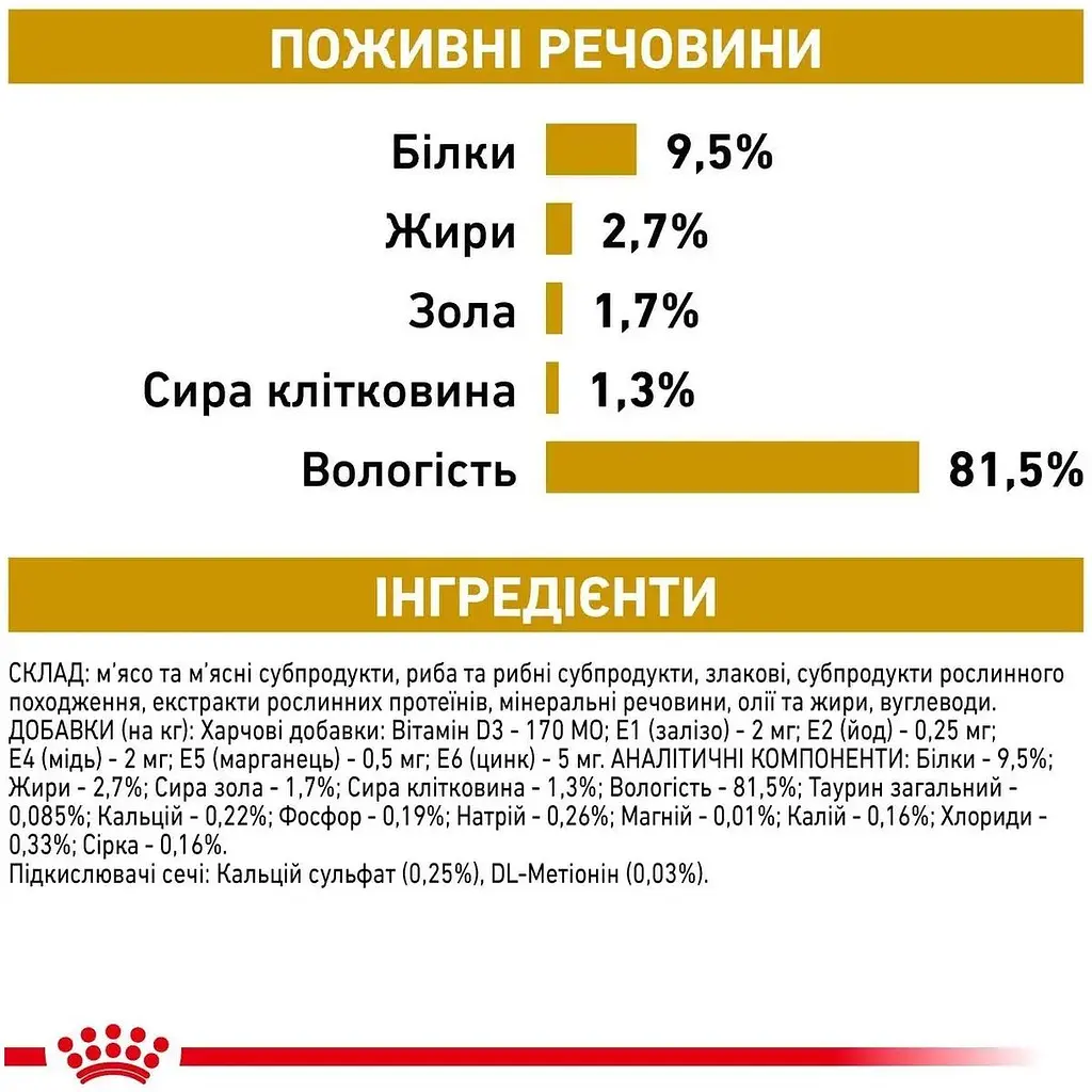 Вологий корм Royal Canin Urinary S/O Moderate Calorie для котів при захворюваннях нижніх сечовивідних шляхів 85 г - фото 4