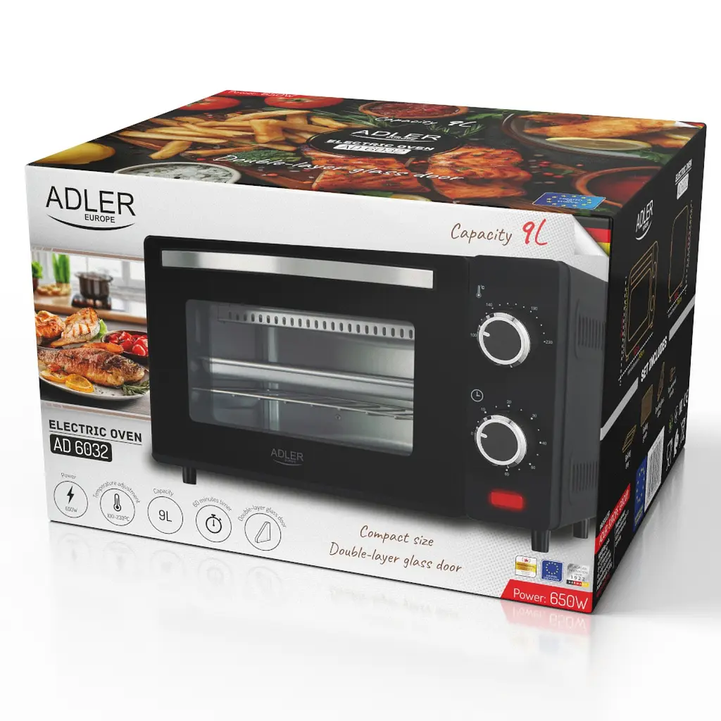 Електродуховка Adler AD 6032 9 л - фото 7