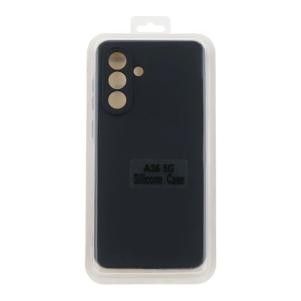 Чохол Silicone Cover з рамкою камери A Samsung Galaxy A36 5G Black (36843_3609350) - фото 2