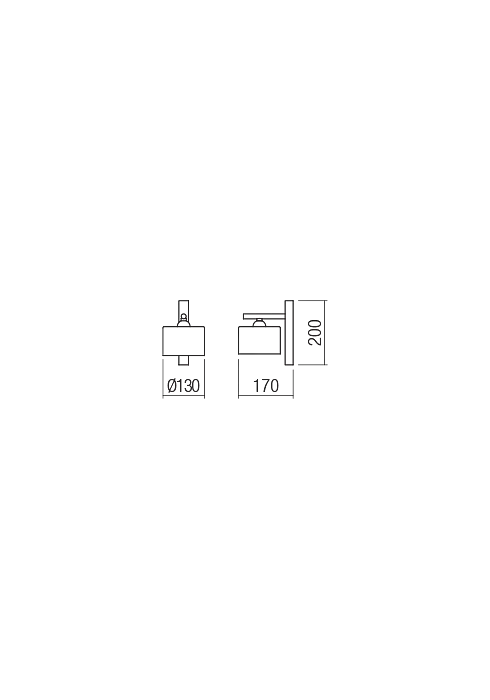Бра Redo MILLER AP 1X42W E27 BLACK (5.1.1) 01-1549 - фото 2