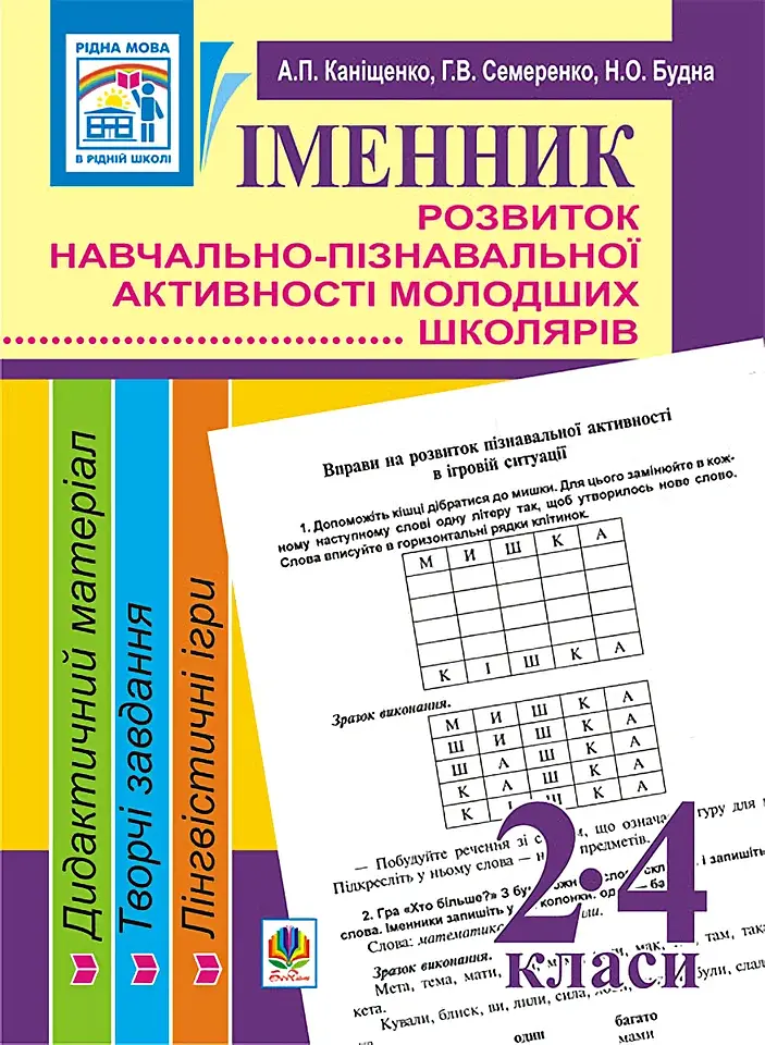 Іменник. Розвиток навчально-пізнавальної активності молодших школярів. 2-4 клас - Антоніна Каніщенко - фото 14