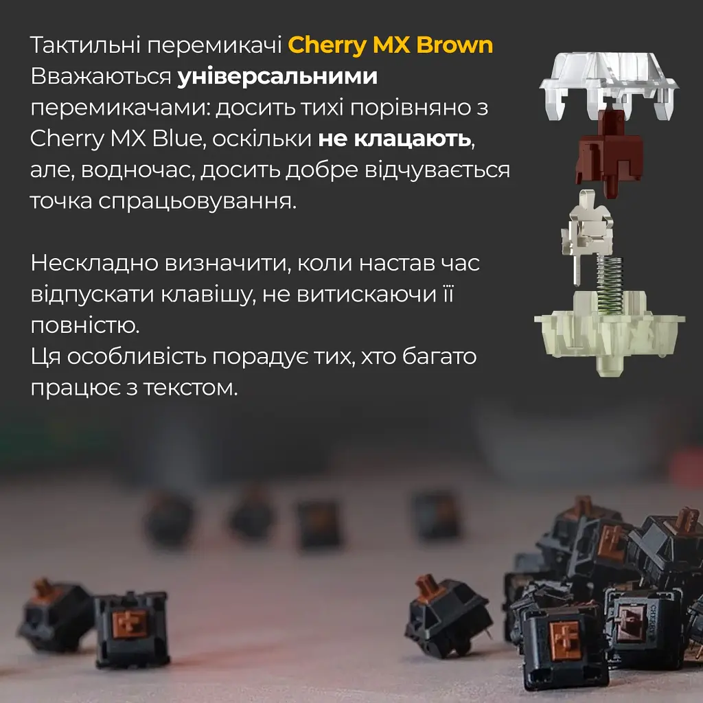 Клавіатура Ducky One 3 TKL Cherry MX Brown Matcha Cream (DKON2187-BUAPXМAEGGC1) UA [126111] - фото 10