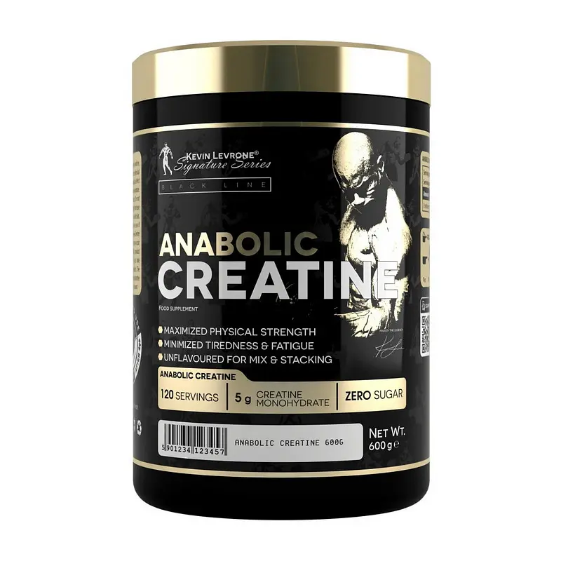 Анаболічний Креатин Kevin Levrone Моногідрат з Вітаміном B6 Anabolic Creatine - 600 г