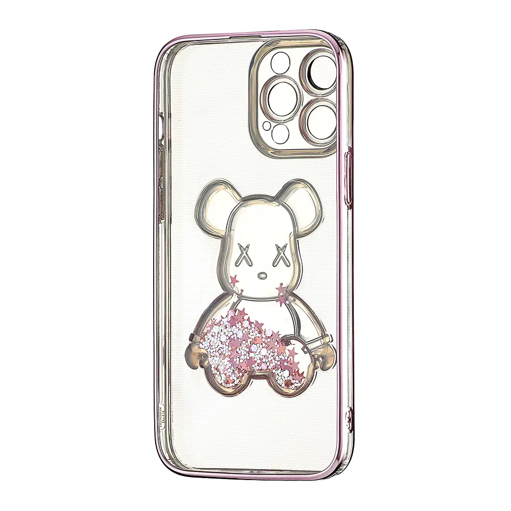 Чохол Shining Bear Case iPhone 13 Pro Max Pink - фото 3