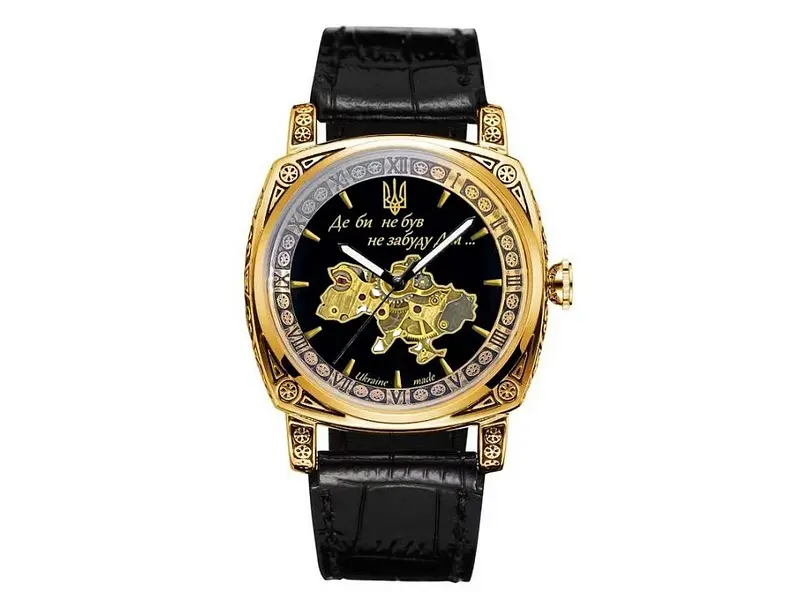 Наручные часы мужские 021-3D Де би не був Gold-Black Awarder acs0031958 - фото 2