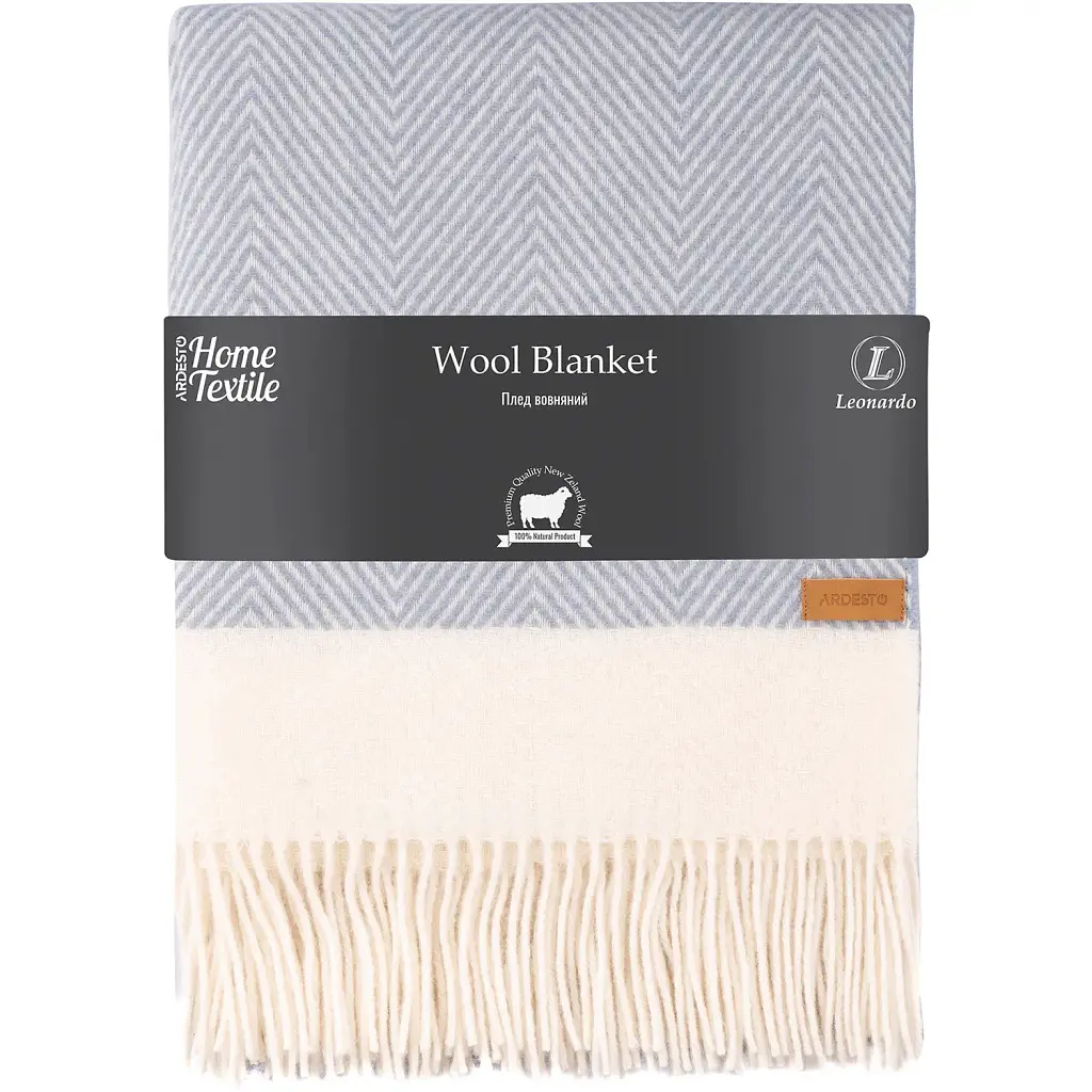 Плед Ardesto Leonardo Bianco 140x200 см блакитний (ART0503LB) - фото 3