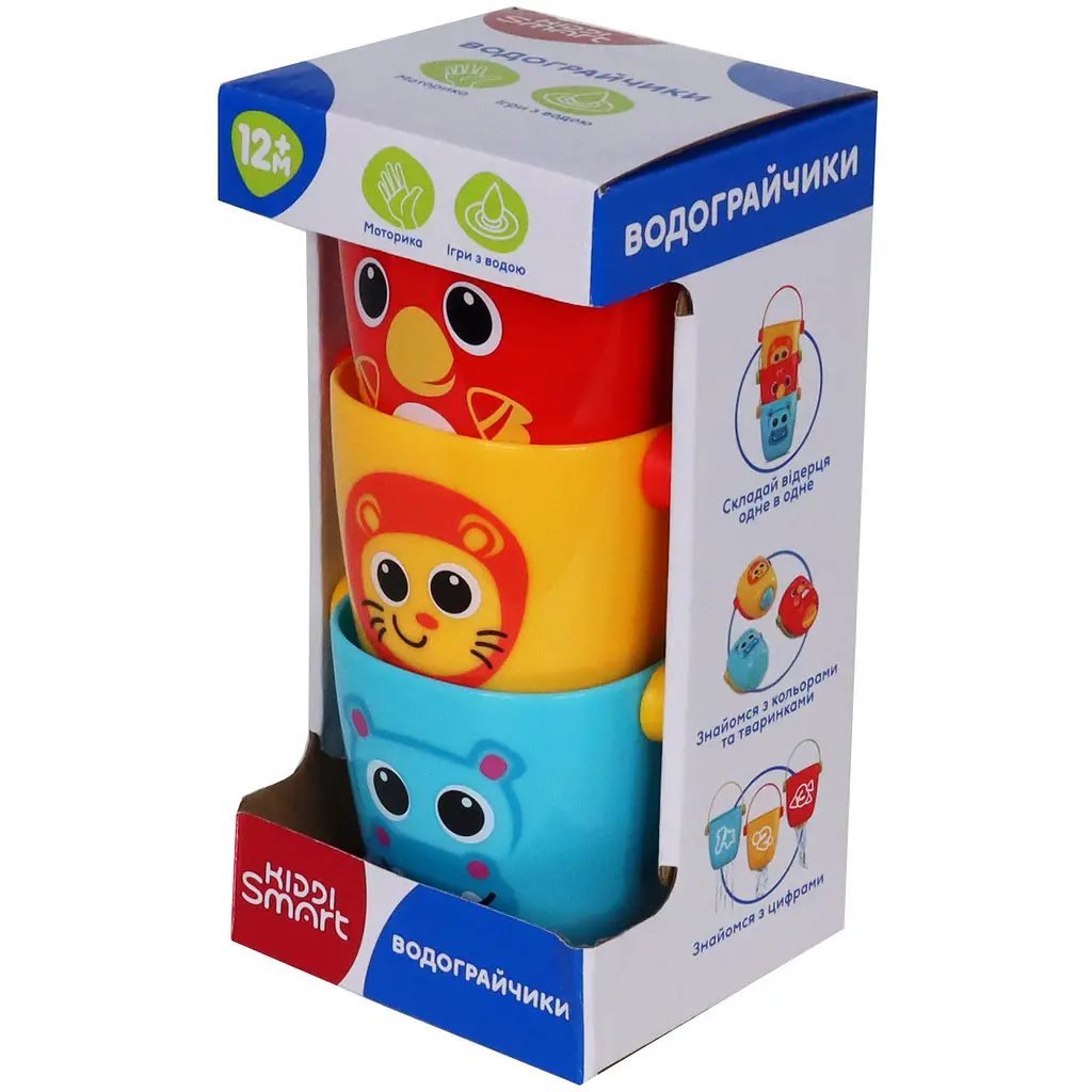 Игрушечные ведерки для игры в ванной Kiddi Smart Водограйчики (4332-KS) - фото 4