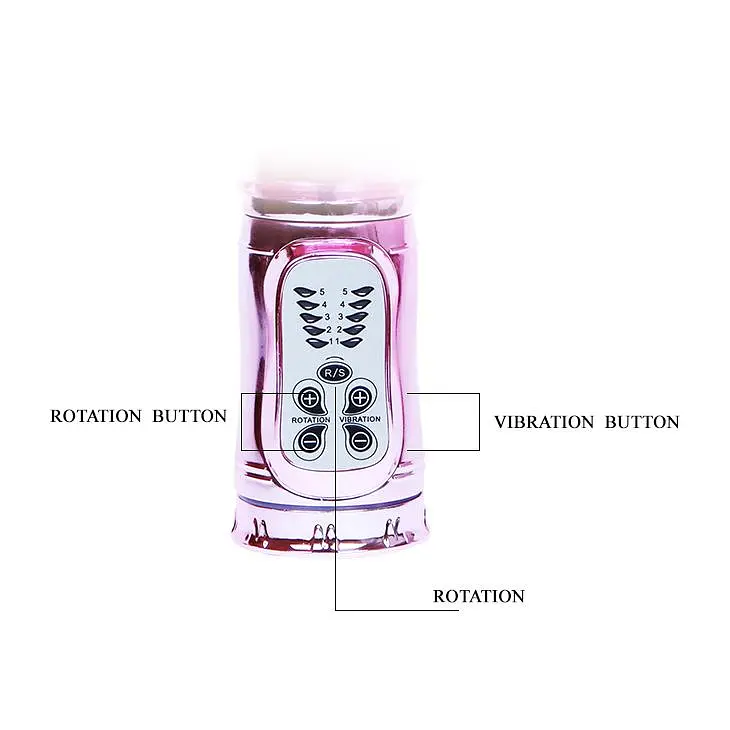 Вібратор-кролик Baile Throbbing Butterfly 29 см рожевий - фото 6