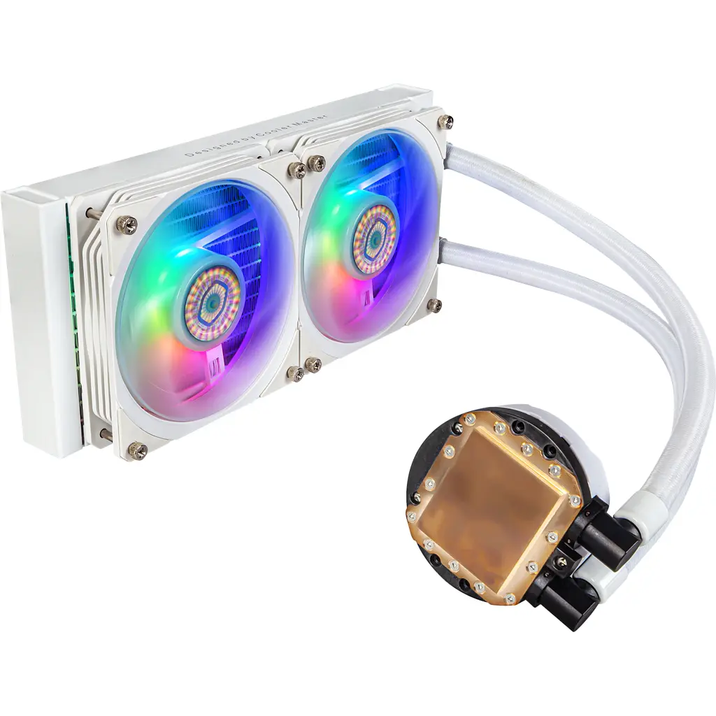 Система рідинного охолодження CoolerMaster MasterLiquid PL240 Flux White Edition (MLY-D24M-A23PZ-RW) - фото 2