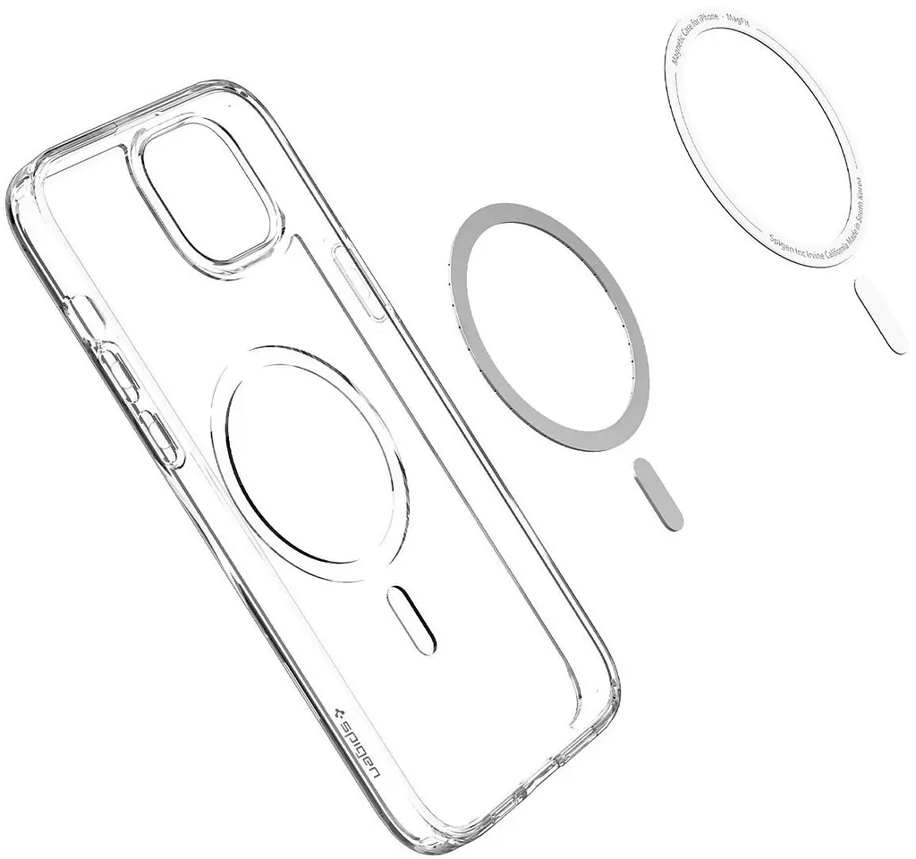Чехол Spigen Ultra Hybrid Mag Safe для iPhone 14 Plus White (ACS04902) + защитное стекло - фото 5