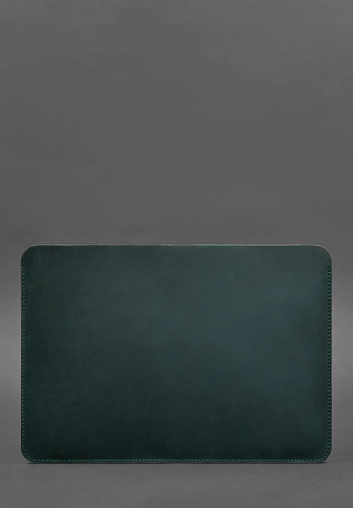 Шкіряний чохол BlankNote для MacBook 13 дюйм Зелений Crazy Horse - фото 4