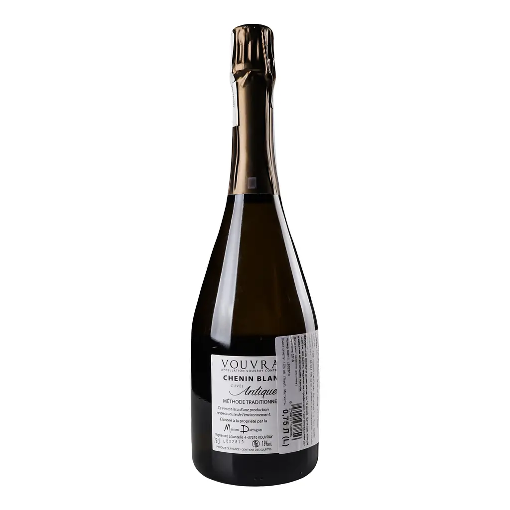 Вино ігристое Maison Darragon Vouvray Cuvee Antique, біле, сухе, 12,5%, 0,75 л (804549) - фото 3