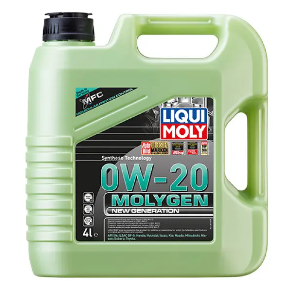 Синтетична моторна олива - Molygen New Generation 0W-20 4л. (21357)