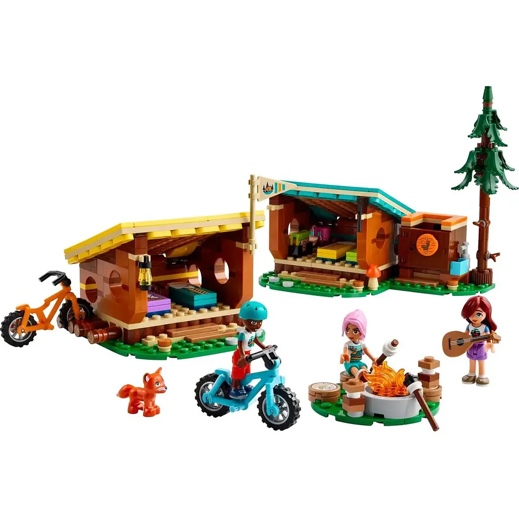 Конструктор LEGO Friends Уютные избушки в приключенческом лагере 437 деталей (42624) - фото 2