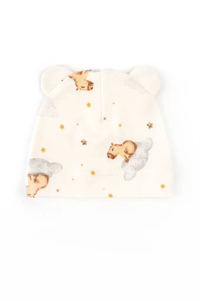Комплект у пологовий для новонародженого Dexter’s Baby Capybara: сорочка, повзуни, шапочка з вушками - фото 8