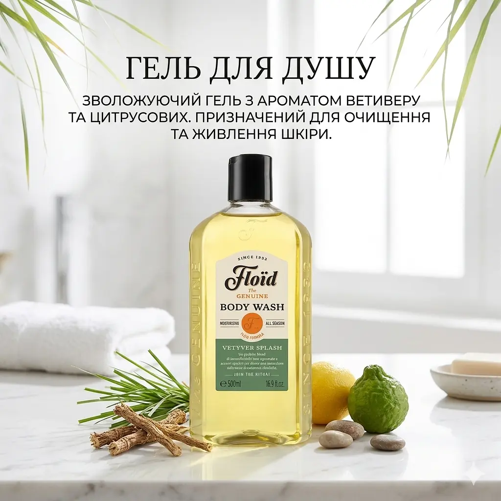 Гель для душу Vetyver Splash Floid 500 мл (432131) - фото 2