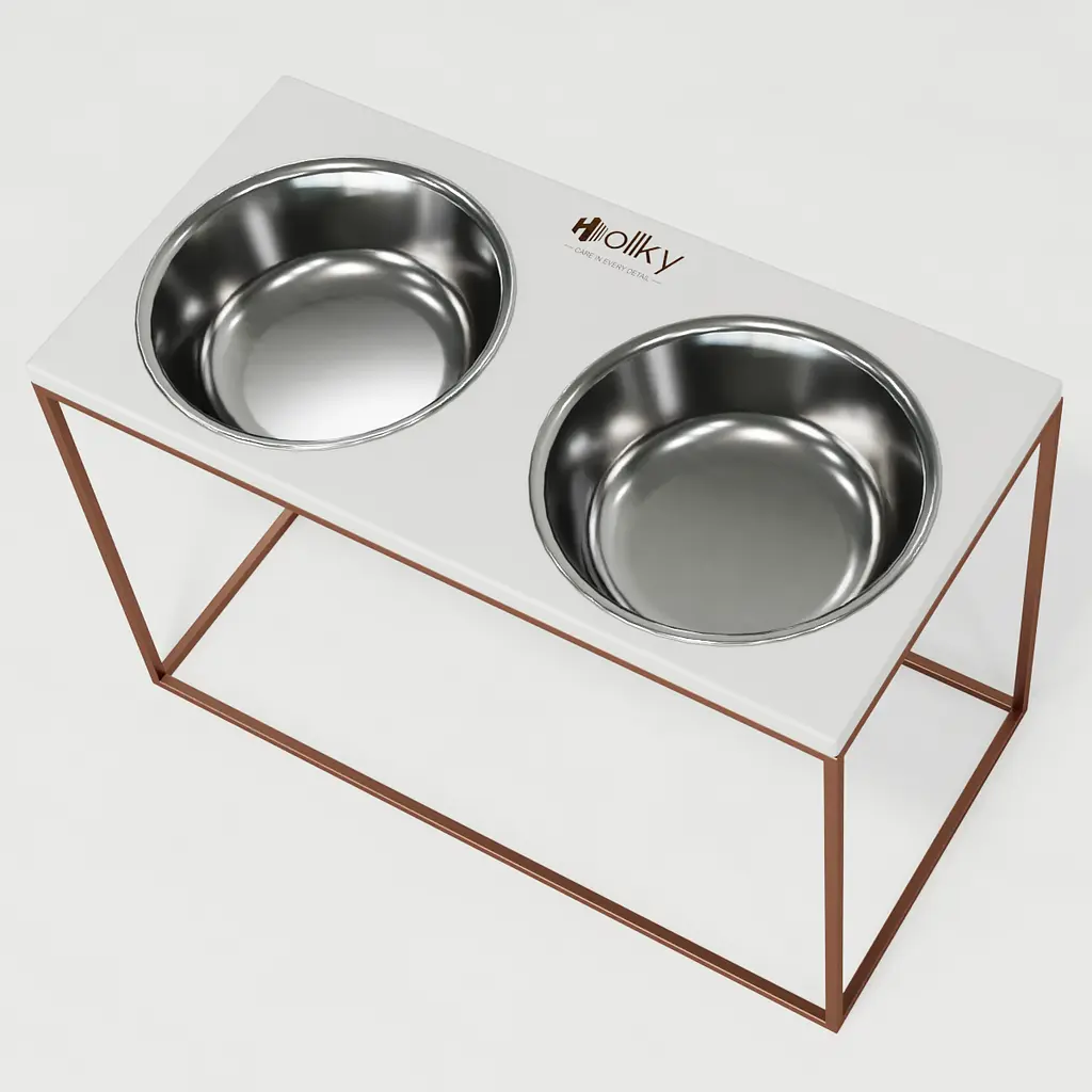 Hollky Base XXL40 — миски на підставці для дуже великих собак (2 × 2,8 л) - фото 3