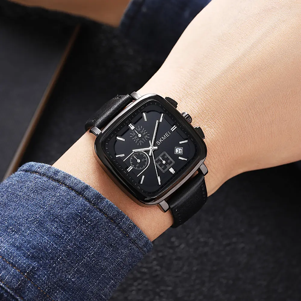 Чоловічий наручний годинник 2182BKSI Black-Silver Skmei acs0030175 - фото 3
