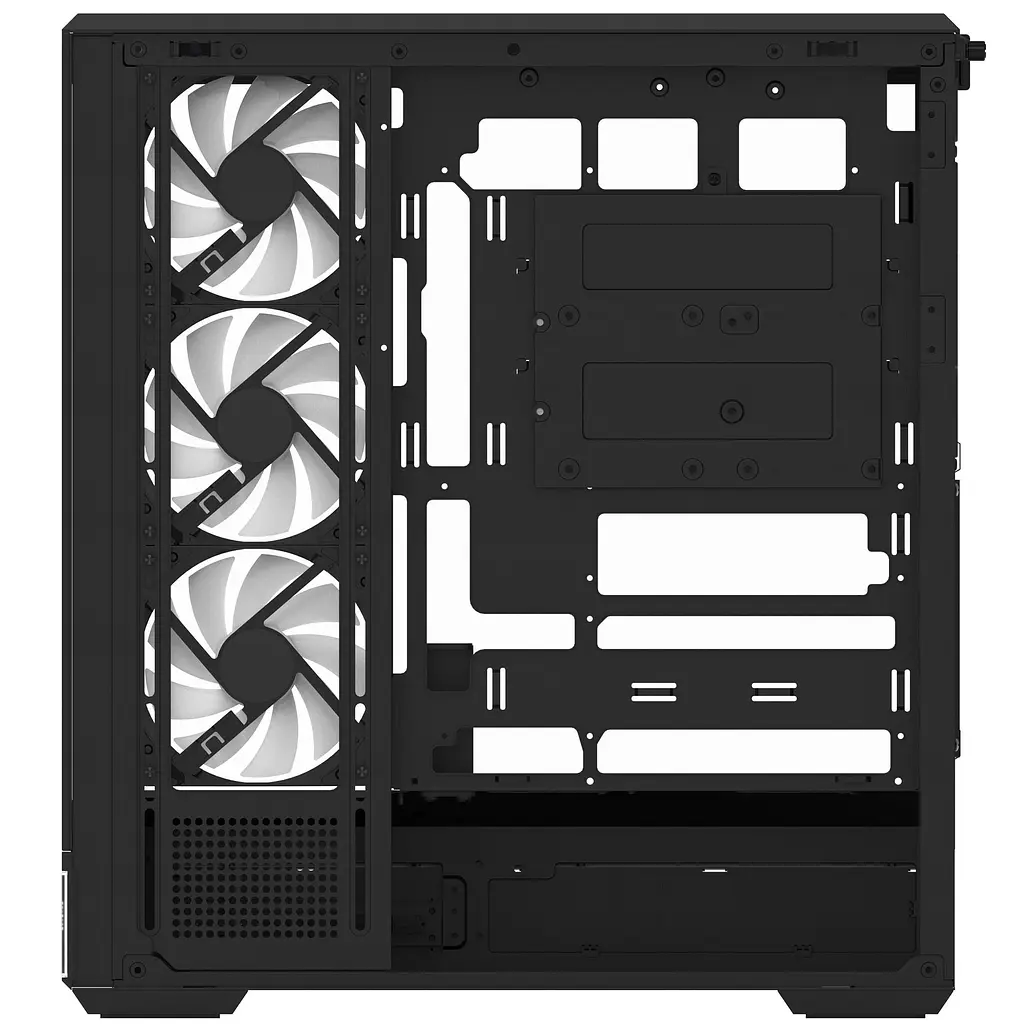Корпус Aerocool P500B Digi-BK-v1 Black (ACCM-PN09143.11) - фото 4