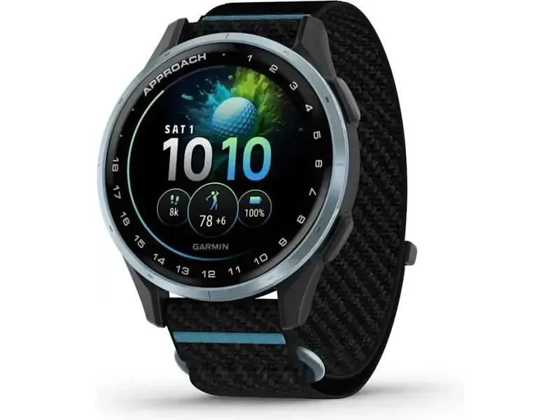 Смарт-годинник Garmin Approach J1 Cloud Blue with Black/Azure Band (010-03898-00)